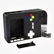 PiGRRL 2 BLACK Game Boy Case with Buttons & Screws for Raspberry Pi 2/3