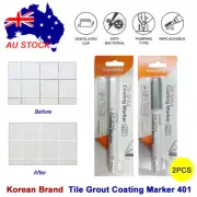 2PCS Tile Grout Coating Marker / Grout Pen / Permanent Home & DIY Marker