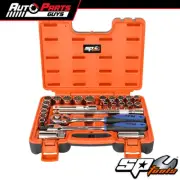 SP Tools 1/2"Dr Socket Set in X-Case - 12pt Metric/SAE - 26pc | SP20306