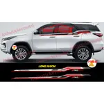 豐田 FORTUNER 汽車貼紙貼紙 FORTUNER 汽車貼紙清單 TRD SPORTIVO FORTUNER VRZ