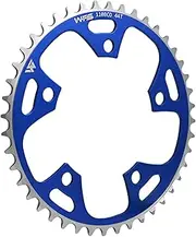 Pulsar Chainring 44T 1/8" 110mm BCD 5 Arm Hole Old School BMX Single Speed Fixie, Blue, WFS3074-BO