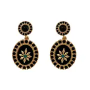 Black Star Earrings Women High-End Fashion Exquisite Jewelry Elegant Accessories
