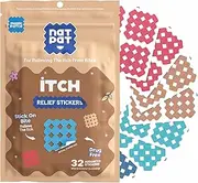 NATPAT Magic Patch Itch Relief Stickers - Insect Bite Patch for Mosquitos, Ticks, Midges, Sandflies, and Bed Bug Bites - Buzzpatch - 30 Count
