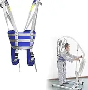 Divided Leg Sling For Elderly Disabled, Full Body Sling Patient Lift, Walking Standing Aids For Elderly Divided Leg Sling Standing Walking Aids Toileting Hoist Sling(Medium)
