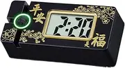 Digital Clock for Car, Electric Motorcycle Word | Digital Clock Decoration for Motorcycles Car Accessories with Non Slip Key for SUV Electric Scooter Motorcycle Sedan