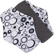 Minkissy Bamboo Sanitary Napkin 8pcs Reusable Sanitary Pads Breathable Comfortable Menstrual Pad
