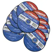 NSW NEW Stratco Cutting Disk Inox 125 x 22 x 1.22mm 10 Pack