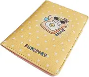 [CTIRCHIU] Pu Travel Holder Lightweight Card Storage Pouch for Multi-Functional Travel Document Organizer Wear-Resistant Design for Students Travelers