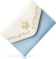 [YINHEXI] Wallet for Women, Womens Wallet Card Holder, Small Bifold RFID Blocking Purse, Cute Small Leather Pocket Wallet for Women, Girls, Ladies Mini Short Purse