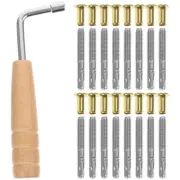 Lea String Set Harp Tuning Pegs Zither Pin Wrench Lyre Replacement