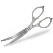 Comolife Stainless Steel Kitchen Scissors Curved Blade Kitchen Scissors Kitchen