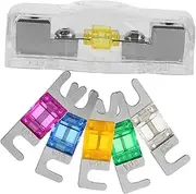 Luxshiny 1 Set Mini Automotive Fuse Holder Block with Reliable Protection Compact Design for Car Audio Modification Compatible with Fuses Durable and Easy to Install