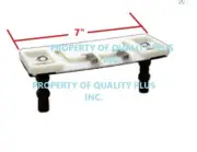 7" Toto Bidet Seat Washlet + Model C5 SW3084 mounting hardware plate