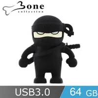 在飛比找PChome24h購物優惠-Bone / 造型隨身碟USB3.0 - 忍者金賀 64GB