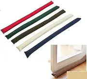 2pcs Heavy Duty Door Snake Sausage Draught Wind Door Draft Stopper Excluder Door Stop Random Color