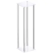 1m Acrylic Flower Stand Vase Column Wedding Centerpiece 100cm Tall Table Decor Clear Floral Event Riser