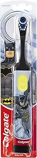 Colgate Kids Batman or Barbie Battery Powered Toothbrush, Extra Soft Bristles for Children 3 and above Years, Characters May Vary