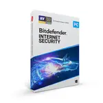 繁中卡片版-一年加送半年BITDEFENDER INTERNET SECURITY 必特防毒網路安全中文