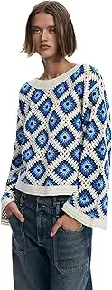 [Desigual] Women's Woman Flat Knit Thin Gauge Pullover