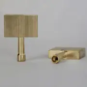 NEW: UNFINISHED BRASS ART DECO LAMP SOCKET PADDLE KEY FOR TURN KNOB LAMP SOCKET