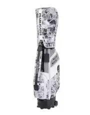 [Pearly Gates] Logo Geometric Pattern Wheel Trolley Caddy Bag