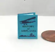 A HISTORY OF AIRPLANES Miniature Book 1:12 Scale Illustrated Readable Plane