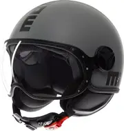 Momodesign FGTR Classic Mono, open face helmet , color: Matt Grey/Black , size: M