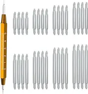 [Wellfit] Spring Bar Tool with 32pcs Heavy Duty Stainless Steel Watch Band Pins, Modern