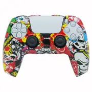 Grafitti Moto Shell Case for PS5 Controller Cover Protective Anti Scratch