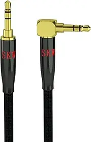 Aux Cable for Car(Hi-Fi Sound),3.5 mm to 3.5 mm Aux Cord/Stereo Audio Cable/Audio Jack Cable/Headphone Cable for Home Stereo,iPhone,iPod,IPad,Echo Dot,Sony & More-1.6ft