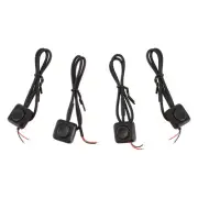 5X(4 Pcs Momentary Switch Momentary Push Button ON Off Switch 12V 24V9089