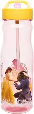 Zak Designs Beauty & The Beast Tritan 25 OZ Straw Bottle