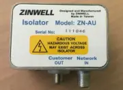 NEW ZINWELL CATV COAX Cable TV Isolator Foxtel and Telstra NBN approved PCD