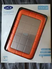 LaCie Rugged 500 GB Hard Drive - Portable HDD USB 2 - FireWire 800 & 400