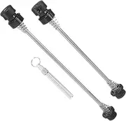 1Set Theft Quick Release Bike Skewer Secure Locking Skewer for Road Mountain and Folding Bikes Durable Metal Design with Springs to Prevent Theft