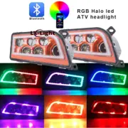 Newest RGB Led Headlights For 2014-2022 Polaris RZR 1000 XP & Turbo RZR 900 S