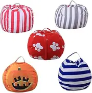 Levemolo Toy Storage Bag Kids Bean Bags Storage Bag Organizer Kid Bean Bag Bean Bags for Kids Bean Bag for Kids Stuffed Dogs for Kids Toys Storage Pouch Toys Bag Toy Bag Household Child