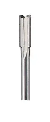 Dremel 652 High Speed Steel 1-Flute Straight Router Bit 3/16 Dia. x 3 L in.