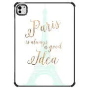 iPad Pro 11-inch (M4) iPad Impact Case I LOVE PARIS Faux glitter