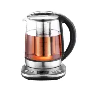 Electric Tea Kettle Borosilicate Glass Tea Maker With Temperature Control and...