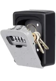 Key Lock Box Wall Mounted, Fayleeko 4 Digit Combination Lock Box