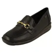 Ladies Rieker Leather Slip On Shoes 44285