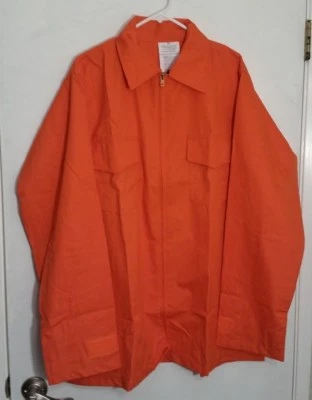 6 oz Nomex IIIA Wildland Fire Fighting Brush Shirt Barrier Wear 4052 Orange 3XL