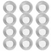 25 Pcs Egg Tart Tins Molds Mini Pan Silver Baking Non-stick