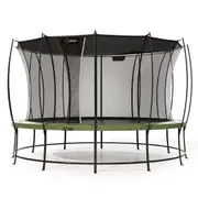 VULY Ultra 2 Pro Extra Large 16ft Trampoline with Enclosure - Round Kids Trampolines Bundle With Shade Cover