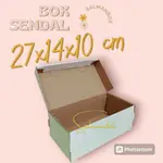 PUTIH BOX 涼鞋 POLOS 女士 SIZE 27X14X10 CM/BOX 涼鞋純色/DUS 涼鞋/DUS 涼