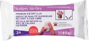 Sculpey Air-Dry White, Non Toxic, Air Dry Clay, 2.2 Pound Bar Great for Modeling