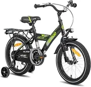 HILAND Boys Kids Bike for 4-7 Years Old Toddlers and Kids, 16" Kids Bike with Training Wheels & Rear Rack, 16 inch Kid's Bicycle for Boy Girl