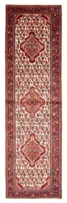 Vintage Hand-knotted Runner Rug 2'6" x 9'1" Traditional Wool Carpet