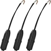 BOKWORE 3 PCS TV Antenna Connector 300 to 75 Ohms TV Antenna Matching Transformer VHF/UHF/FM Model TV Converter
